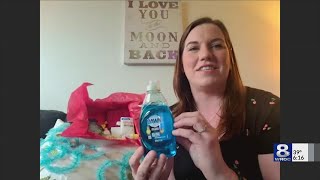 Woman makes free care packages for elderly with messages of hope