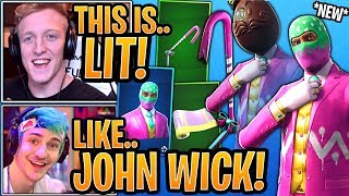 Tfue Uses Skin Videos 9tube Tv - tfue streamers react to new hopper skin bold bar pickaxe and pastel