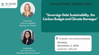 Sovereign Debt Sustainability, the Carbon Budget and Climate Damages