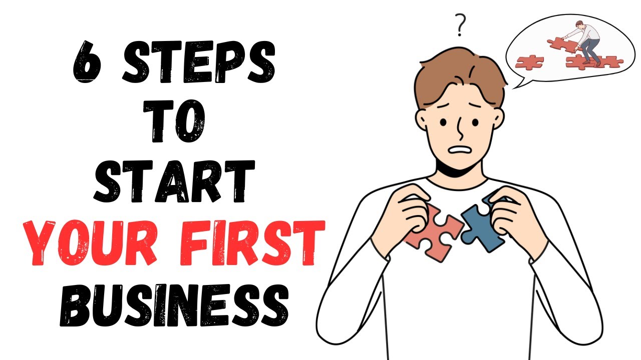 6 Steps To Start Your First Business Youtube
