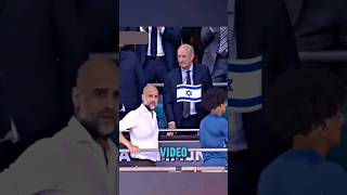 Manchester City's coach, Pep Guardiola, ignores Israeli Minister
