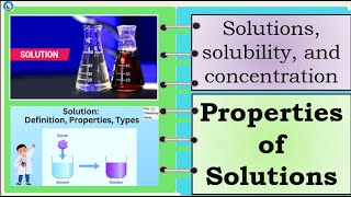 Science 7 - Properties of Solutions