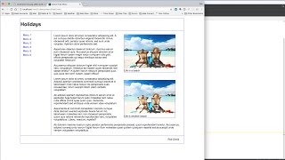 CSS: page layout using floats