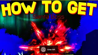 How To FIND SANTA BOSS LOCATION in JUJUTSU INFINITE! ROBLOX