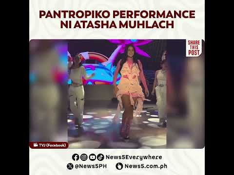 Atasha Muhlach, sinayaw ang 'Pantropiko' sa Eat Bulaga