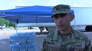 WebXtra: National Guard distributes food, water in Mt. Vernon