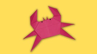 How to Make Paper Crab Tutorial | Easy Origami Crab