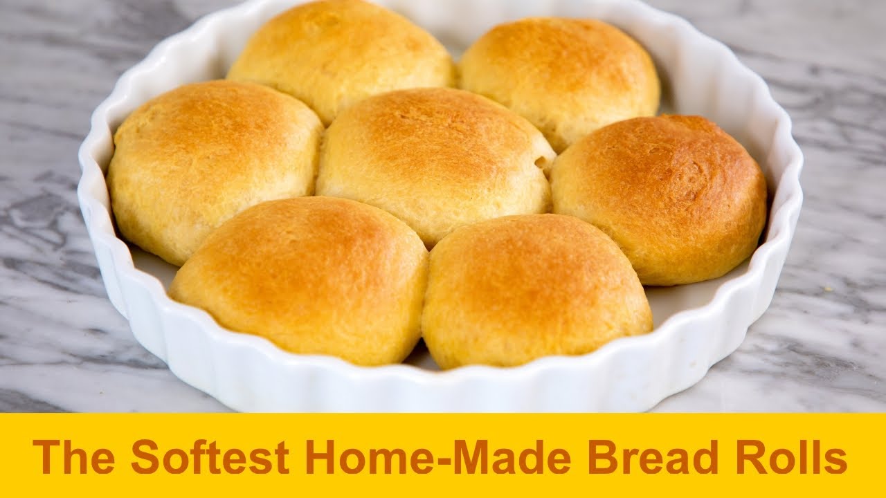 How To Make Very Soft Home-Made Bread Rolls/Dinner Rolls - Fail Proof ...