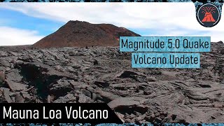 Mauna Loa Volcano Update, Magma at 2 Miles Depth, Magnitude 5.0 Earthquake