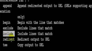 Cisco IOS - pipes