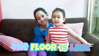 🔥THE FLOOR IS LAVA CHALLENGE🔥 | Elleah and Sofia sisters forever