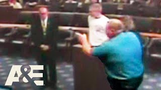 Court Cam: Victim's Father RAGES at Attorney For Being Disrespectful | A\u0026E