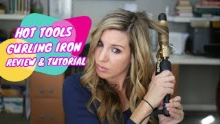 HOT TOOLS 1 1/4 inch CURLING IRON REVIEW and TUTORIAL