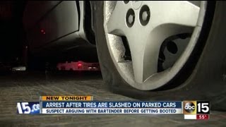 Man slashes 21 tires in Scottsdale