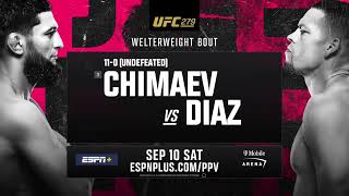 UFC 279: Chimaev vs Diaz. •  Seek & Destroy • Official Trailer • September 10. • Pay per view. • 🥊🩸