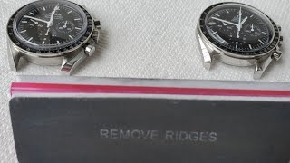 How To Remove Sharp Edges From The New 2021 Omega Speedmaster Moonwatch 3861