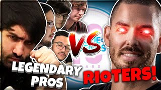 Five Legendary Pros vs Five Rioters! (Birthday Beat Up) 🤪🎉 | Voyboy