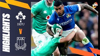 HIGHLIGHTS | Ireland v Italy | Summer Nations Series
