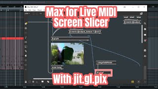 Screen Division with jit gl pix & max4live