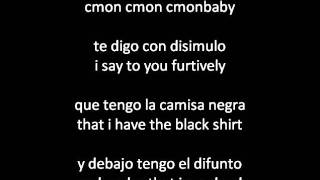 Juanes - La Camisa Negra (The Black Shirt) ENGLISH/SPANISH lyrics/letra