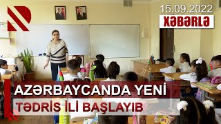 Azərbaycanda yeni tədris ili başlayıb