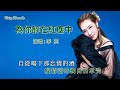 為你醉在紅塵中 李英 伴奏 karaoke