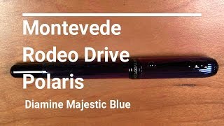 Monteverde Rodeo Drive Polaris / Diamine Majestic Blue / Fountain Pen Review