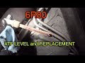 Ford 6R80 transmission fluid replacement with pump, how to check ATF fluid level on 6R80 10r80