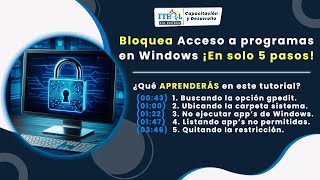 Bloquea Acceso a Programas en Windows ¡En Solo 5 Pasos!