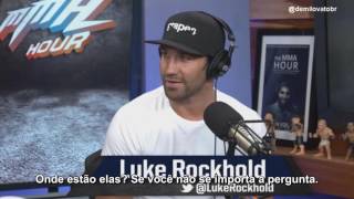 Luke Rockhold se esquiva ao ser perguntado sobre rumores de namoro com Demi Lovato (LEGENDADO)