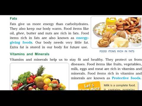 Food Our Basic Need Science Chapter 1 Chapter Explaination Class 4 The