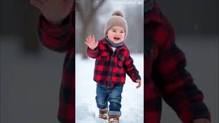 Canadian Kid fashion 🇨🇦 #cute #baby #runway #ai #fashion