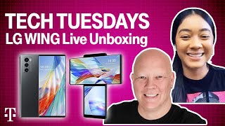 LG Wing Live Unboxing! | Tech Tuesdays Ep. 6 | T-Mobile