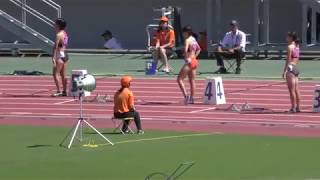 2019 日本インカレ陸上 女子 200m 準決勝1組