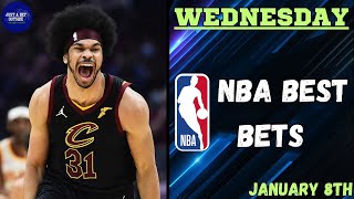 3-0 Sweep! NBA Best Bets, Picks, \u0026 Predictions for Today, January 8th!