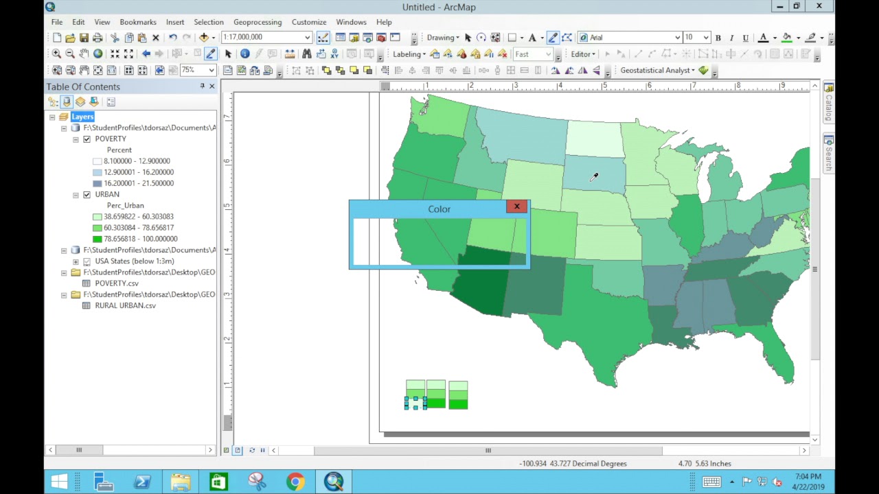 How To Make A Bivariate Choropleth Map - YouTube