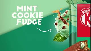 KitKat Filled Mint Cookie Fudge 16x9