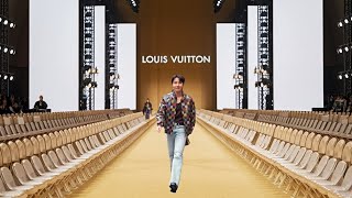 BTS's J-Hope Looks So Happy Walking The Louis Vuitton Runway!