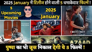 Top 5 Upcoming Movies in January 2025 | January में रिलीज होने वाली 5 धमाकेदार फिल्में | Hindi Movie