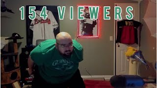 WingsofRedemption ends the stream after 40 minutes because of low viewers