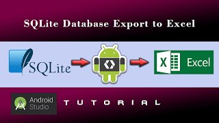 SQLite Database export to Excel file Tutorial