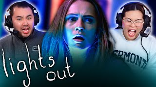 LIGHTS OUT (2016) MOVIE REACTION!! First Time Watching | Teresa Palmer | David F. Sandberg | Horror