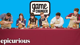 Vic Michaelis & the ‘Game Changer’ Cast Test Their Basic Culinary Skills | Epicurious