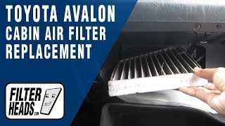 How to Replace Cabin Air Filter 2006 Toyota Avalon | AQ1102C