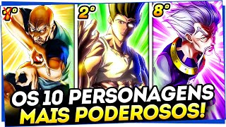 🔥RANKING DEFINITIVO! OS 10 PERSONAGENS MAIS PODEROSOS DE HUNTER x HUNTER!