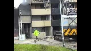 St. Cuthbert's Village Demolition filmed by Alan Boyle