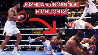 Shocking Anthony Joshua Vs Francis Ngannou Fight Highlight