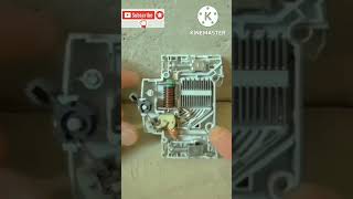 Circuit Breaker// MCB// How a miniature circuit breaker works//  Breaker internal work physical view