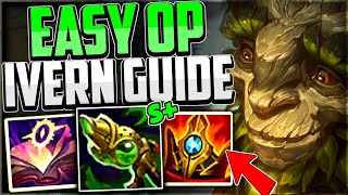 How to Play IVERN JUNGLE & CARRY + Best Build/Runes | Ivern Guide Season 13 League of Legends