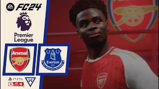 FC24丨Arsenal vs Everton丨2023/24 Premier League丨英格蘭足球超級聯賽丨兵工廠 vs 艾佛頓丨Round 38